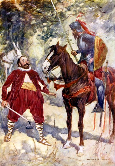 Illustration für Don Quijote von Walter Grieve